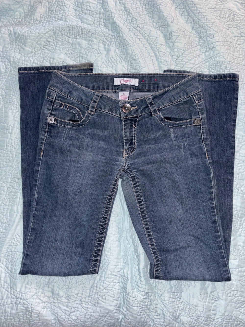 Candie's Women's Dark Blue Bootcut Jeans